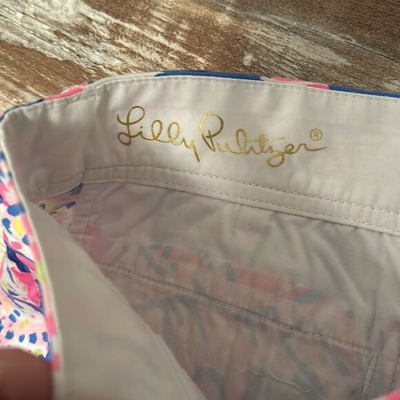 Lilly Pulitzer Callahan Shorts Vibrant Pink Pattern - Picture 5 of 6